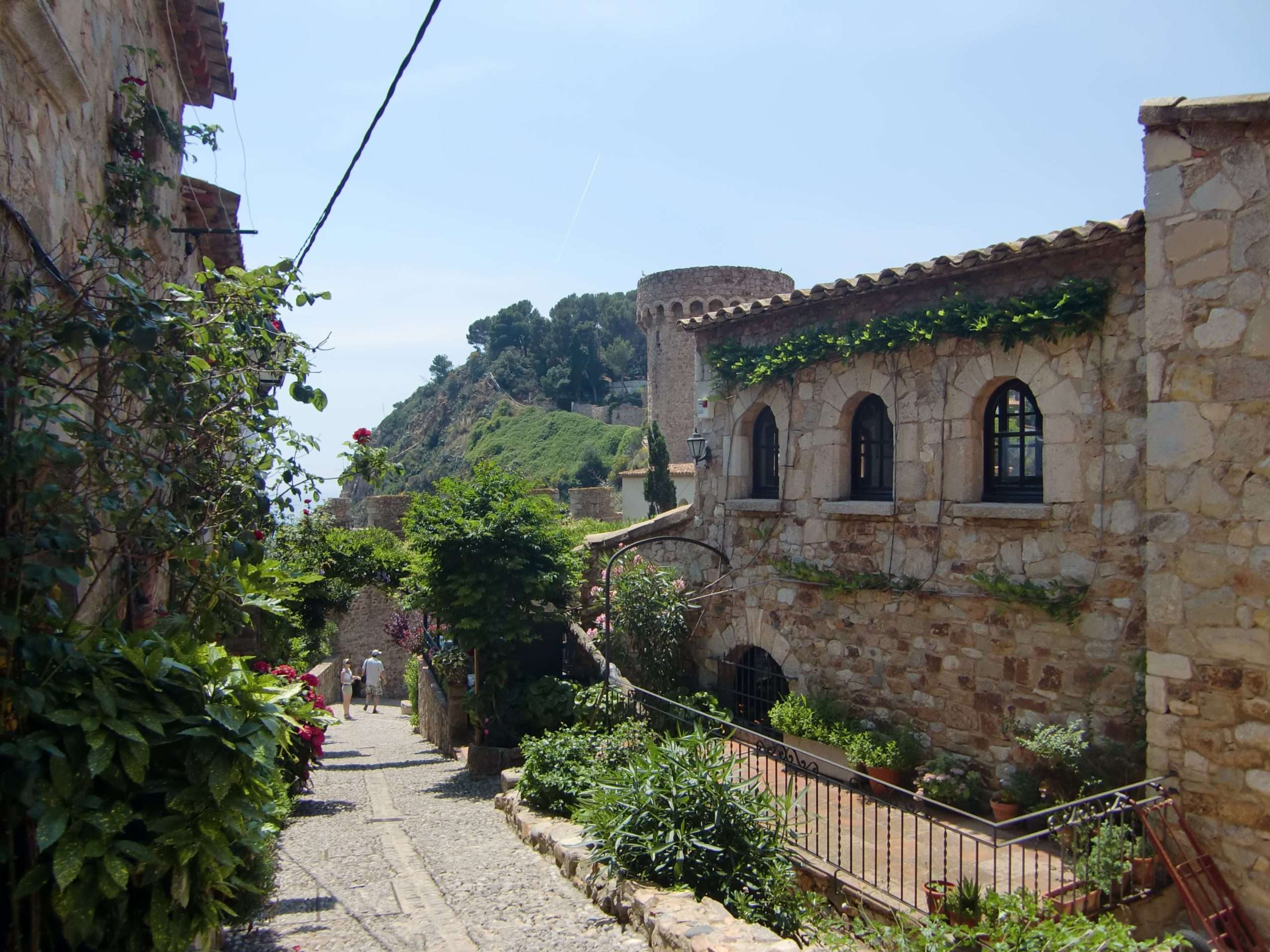 Interior del pueblo de Tossa de Mar.