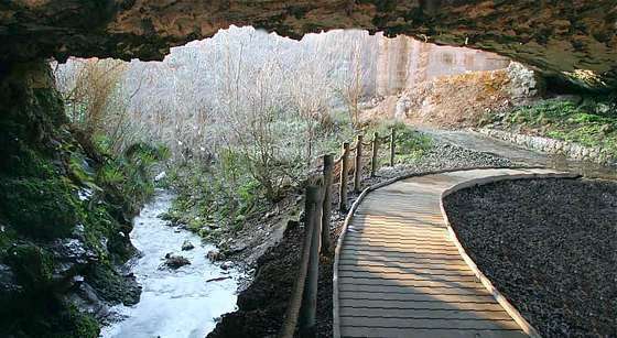 museo de la fauna glacial asturias con ninos