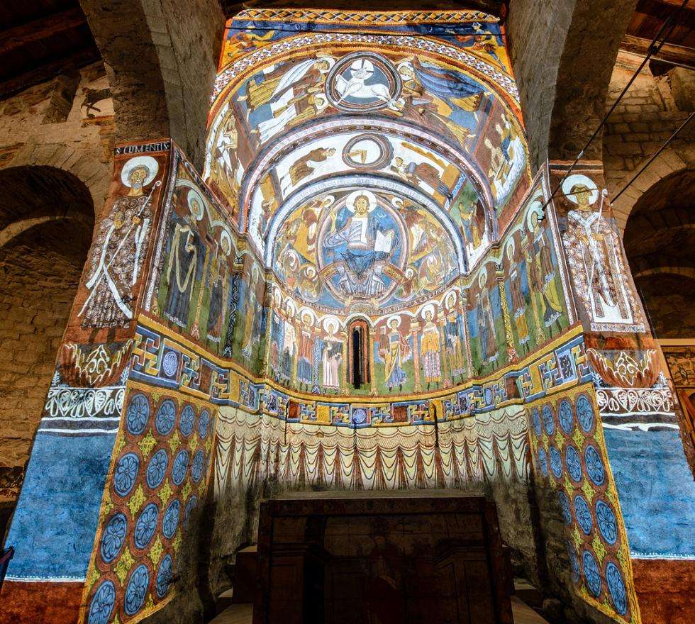 iglesia de sant climent vall de boi cataluna