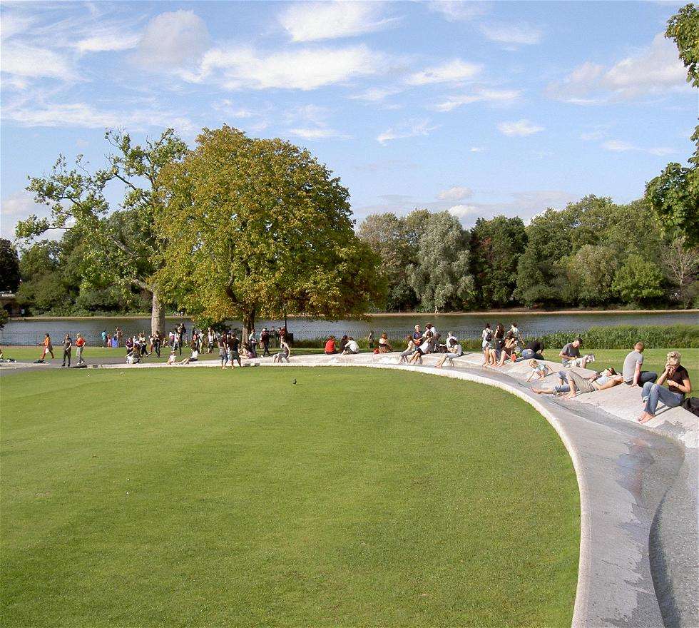 princess diana memorial fountain lugares destacados en hyde park