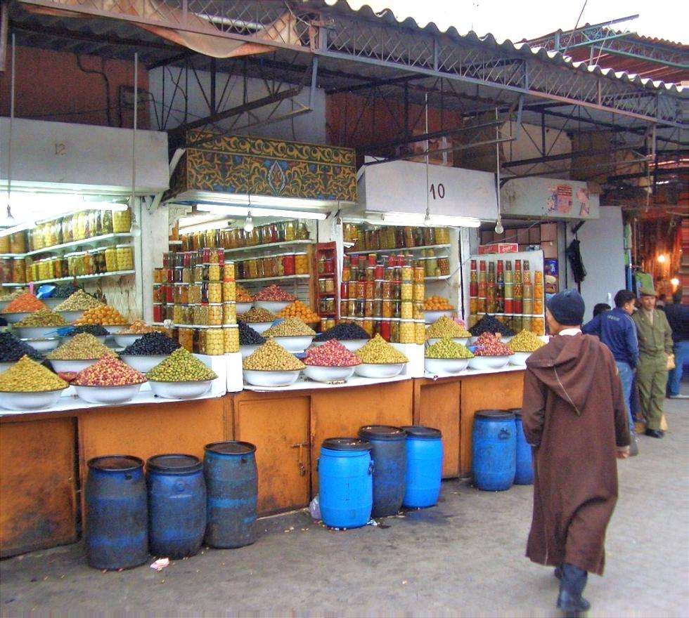 zoco aceitunas guia mejores zocos marrakech