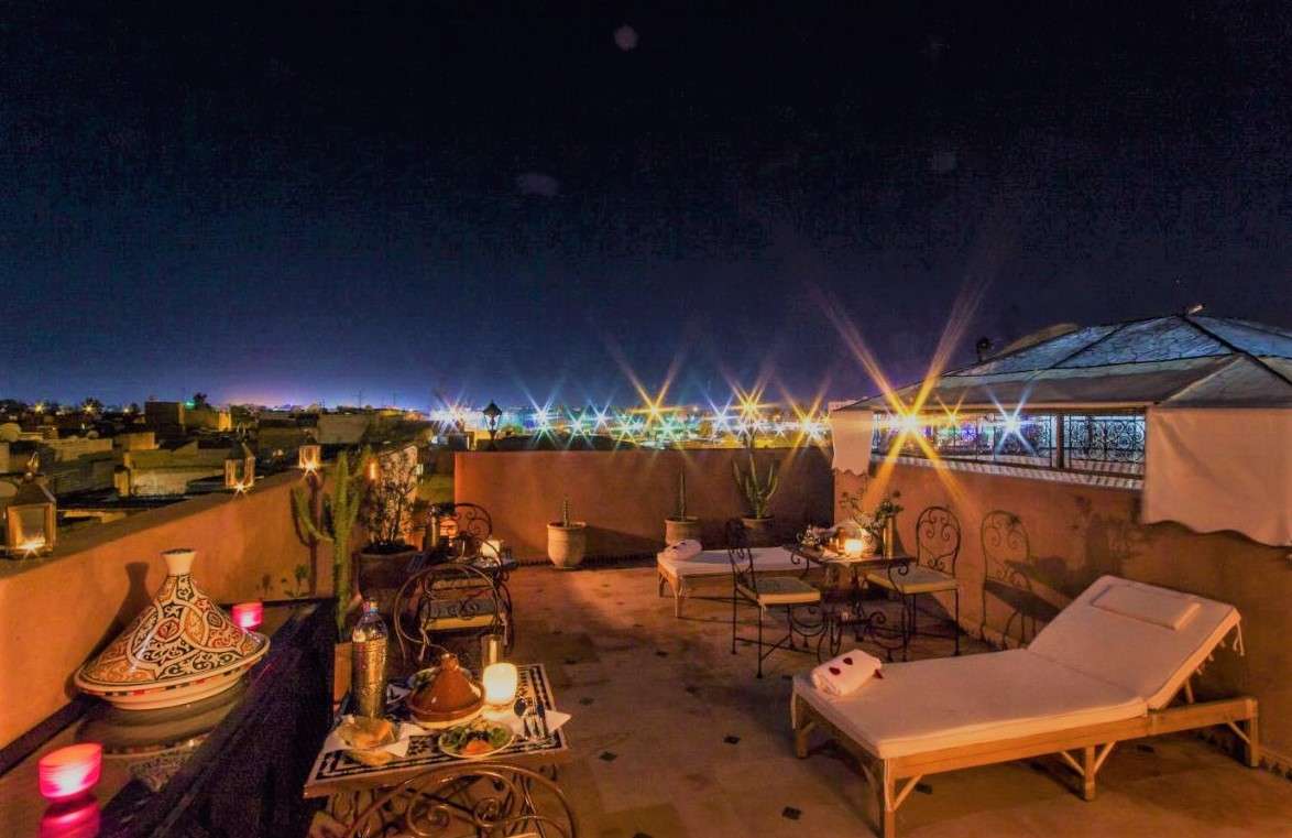 riad lamya marrakech terraza
